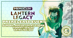 DC HEROCLIX: Lantern Legacy Prerelease Event | Sunday, August 24 at 2:30PM